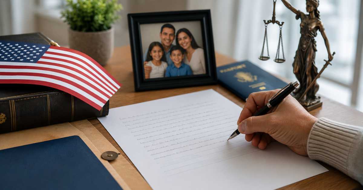 Carta de Recomendación para Inmigración (Ejemplo)